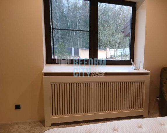 Экран для радиатора в спальню Короб для радиатора