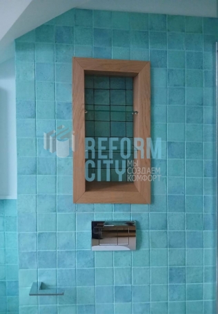 Встроенный шкафчик Шкаф над инсталляцией