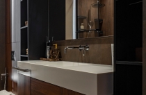 Тумба со стеллажами