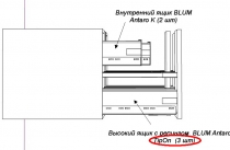 Тумба с ящиками