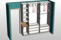 Внутреннее наполнение шкафа