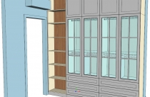 Гардеробная по индивидуальному проекту