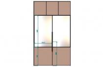 Шкаф с зеркалами