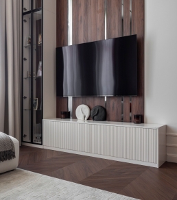 Белая тумба подвесная