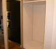 Встроенный двухдверный шкаф