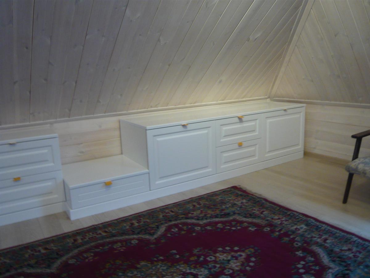 Шкаф для мансарды или как обустроить комнату на чердаке | Мебель от профессионалов | Дзен